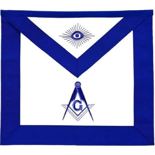 Master Mason Blue Lodge Apron - Royal Blue