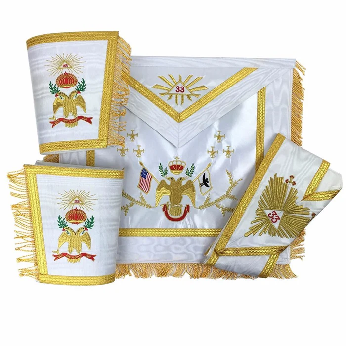 33rd Degree Scottish Rite Regalia Set - Machine Embroidery