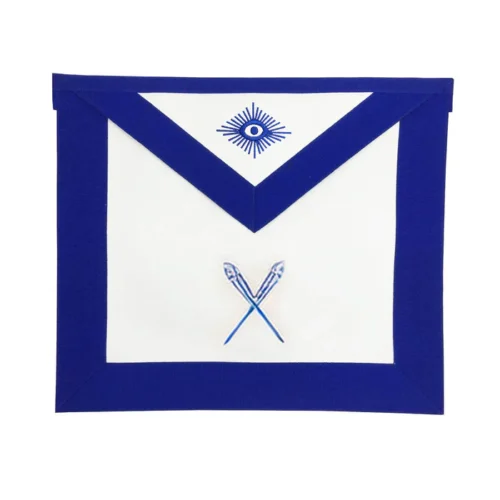 Secretary Blue Lodge Officer Apron - Royal Blue