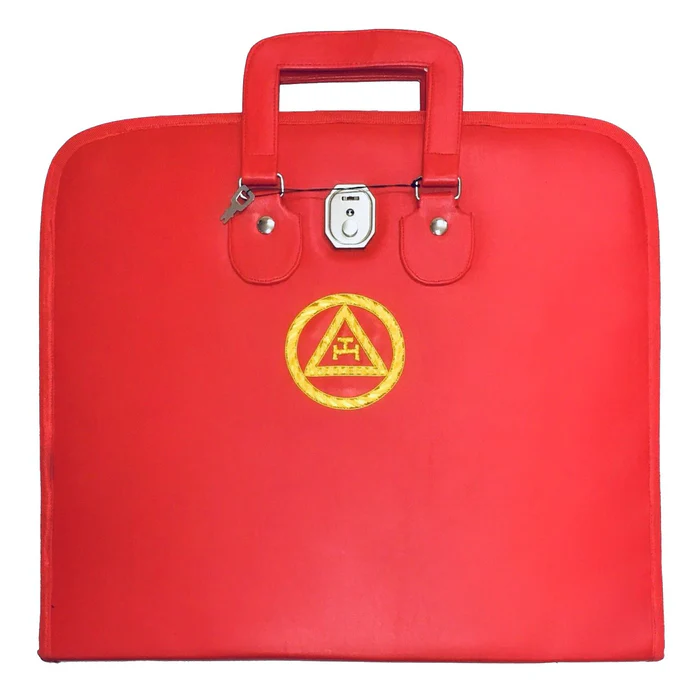 Royal Arch Chapter Apron Case - Red Triple Tau MM