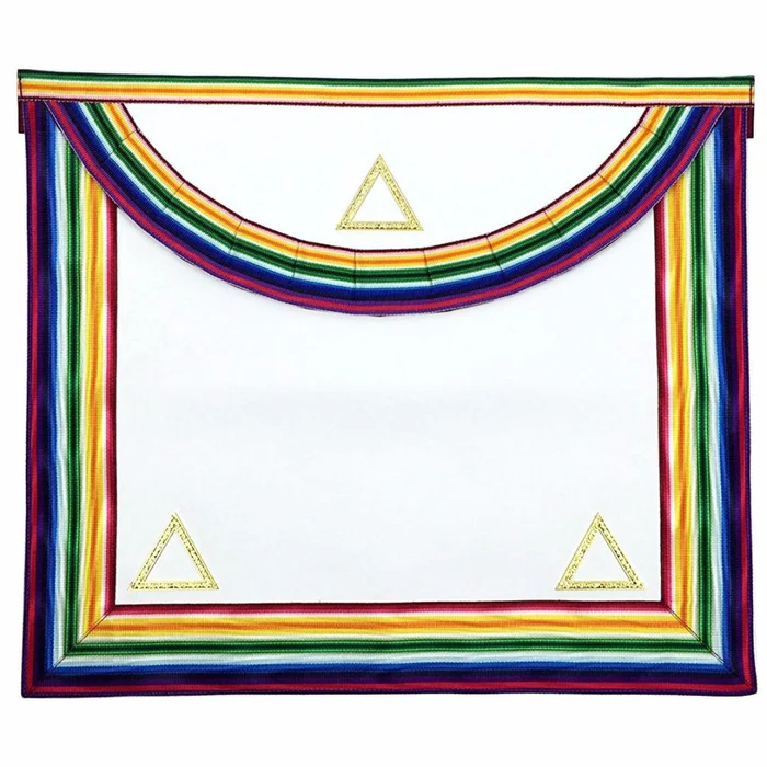 Grand Officers Royal Ark Mariner AMD Apron - Gold & Multi Colour