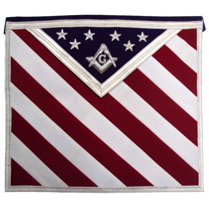 Master Mason Blue Lodge Apron - White