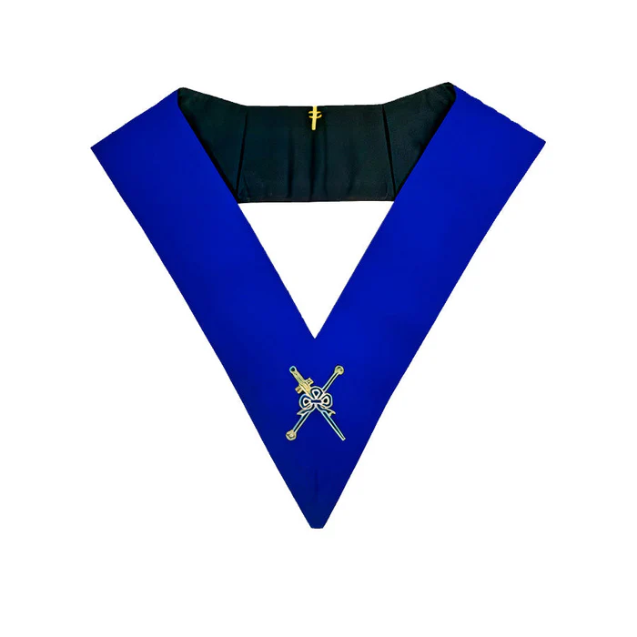 Master of Ceremonies Blue Lodge Collar - Royal Blue