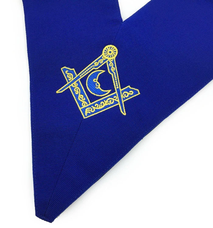 Junior Deacon Blue Lodge Collar - Royal Blue