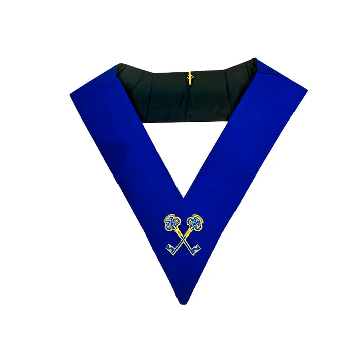 Treasurer Blue Lodge Collar - Royal Blue