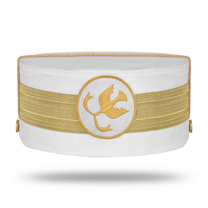 Order of the Golden Circle Crown Cap - Hand Embroidery Gold Bullion